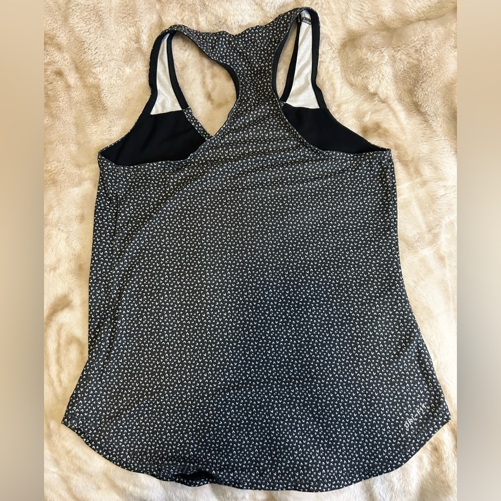 Nike Women's Black and White Court Pure Tennis Tank Top - Picture 4 of 4